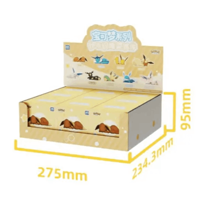 Ensemble complet de 9 figurines Pokémon Eevee endormi, sans doublons – Vaporeon, Flareon, Jolteon, Espeon, Umbreon, Leafeon, Glaceon, Sylveon, jouet de collection animé, cadeau pour enfants et fans, cadeau d'anniversaire ou de Noël