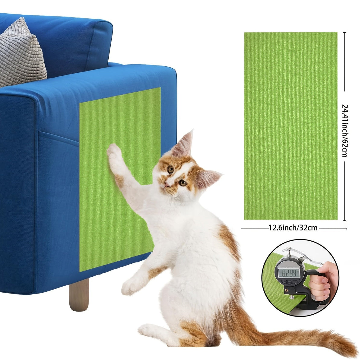 Protecteurs de meubles anti-griffes pour chat auto-adhésifs - Protections découpables pour canapé et mur, dispositifs de dissuasion durables contre les griffades de chat pour canapé, chaise, cadre de porte