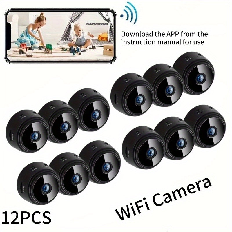 Caméra de sécurité WiFi 1080P sans fil intérieure et extérieure, double bande 2,4G/5G, grand angle, vision nocturne, surveillance à distance avec batterie, packs multiples de 2, 4, 5, 9, 12 caméras, système de sécurité domestique