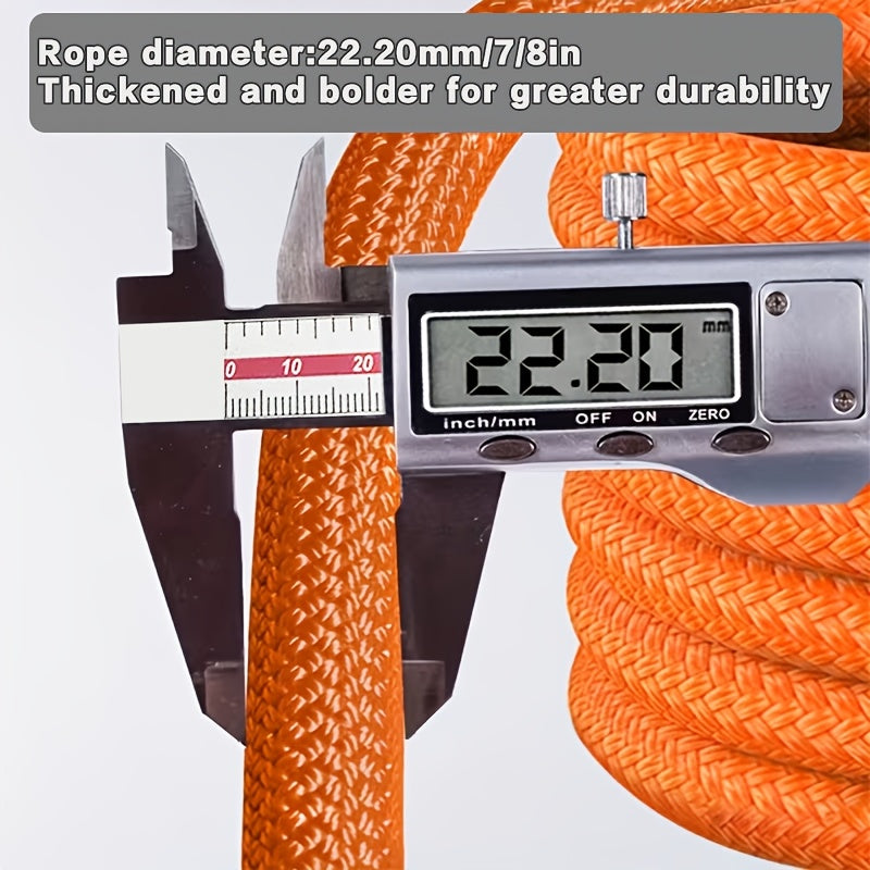 Corde de récupération cinétique 22 tonnes 48501 lbs – Corde de remorquage en nylon robuste avec manilles et sac de rangement pour camion, SUV, UTV, VTT, sauvetage d'urgence tout-terrain