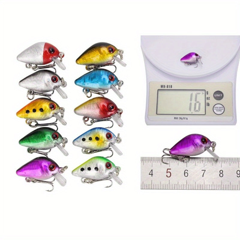 Ensemble de leurres de pêche premium, swimbaits, spinnerbaits et leurres durs pour eau douce et eau salée - Minnows réalistes, boîte à pêche, cadeau pour pêcheur