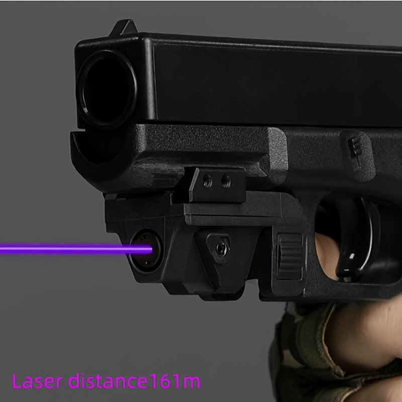 Viseur laser point vert rechargeable par USB – Montage sur rail Picatinny avec mode stroboscopique, 5 mW classe IIIA, compact et léger pour pistolets et fusils, rail de 21 mm, autonomie de 2,5 h