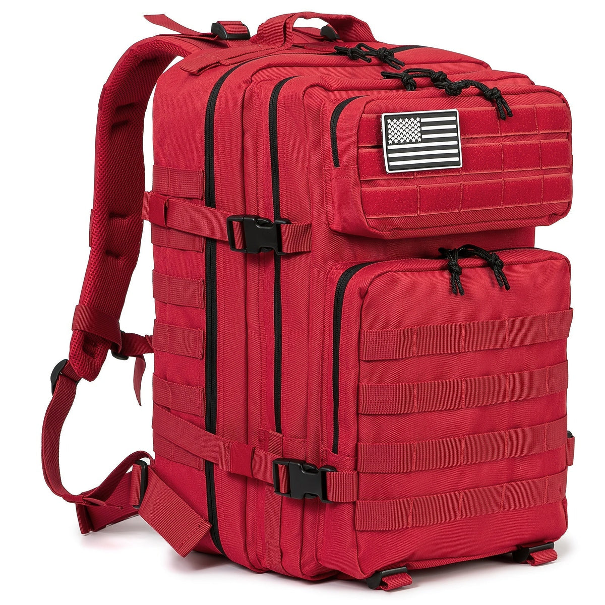 Sac à dos tactique 45 L pour hommes et femmes – Sac de randonnée, camping et voyage grande capacité, sac d'évacuation 3 jours pour le fitness et l'aventure en plein air, 13 coloris disponibles