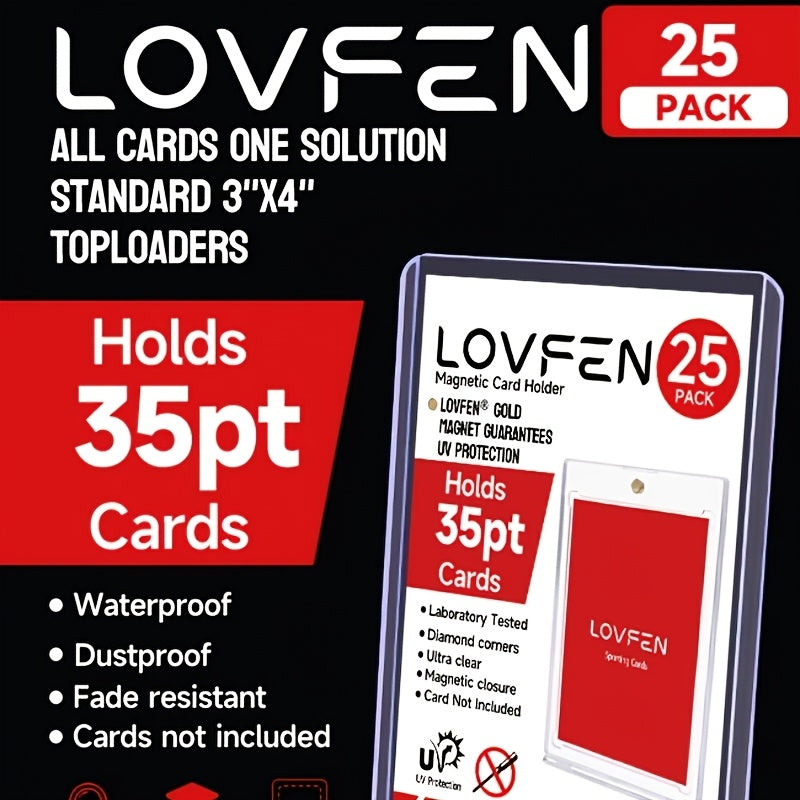 Lot LOVFEN de 2000 protecteurs rigides (Top Loaders) et 2000 pochettes souples – Étuis de 3x4 pour cartes à collectionner Pokémon, baseball, football et sport – Ensemble de rangement avec protecteurs rigides transparents et pochettes souples