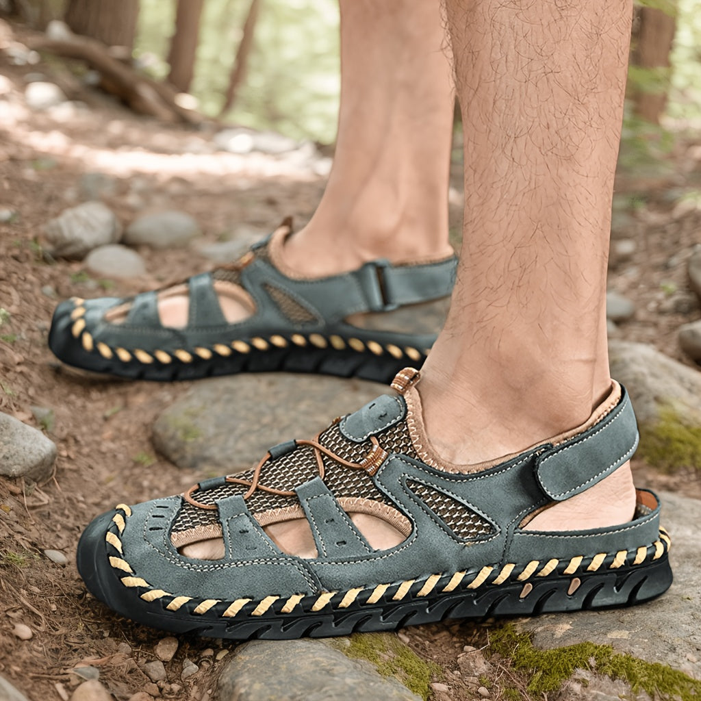 Sandales d'eau fermées pour hommes - Sandales de sport antidérapantes à séchage rapide pour la plage, la marche et les activités de plein air, semelle souple et respirante, disponibles en 4 coloris, tailles US 5 à 12,5