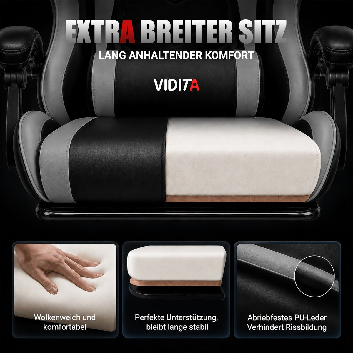 Chaise de bureau gaming ergonomique style course avec soutien lombaire, dossier haut réglable pour adultes et adolescents, fauteuil inclinable pour ordinateur PC