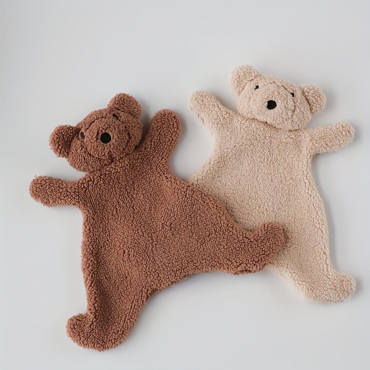 Poupée en peluche animale style nordique pour bébés et nouveau-nés - Jouet en peluche ours et agneau doux et mignon, jouet de confort sensoriel douillet pour nourrissons et tout-petits, cadeau de fête prénatale, cadeau de Noël et d'anniversaire