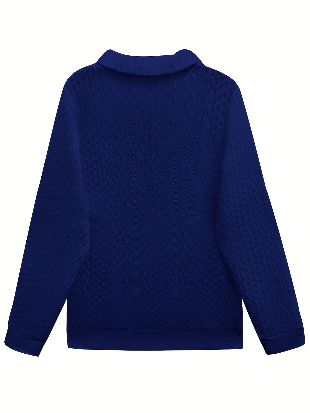 Sweat-shirt zippé pour femme avec col à revers et poche - Haut élégant à manches longues et couleur unie pour l'automne-hiver, tissu en maille doux et extensible, décontracté et stylé | 5 couleurs S-XXL