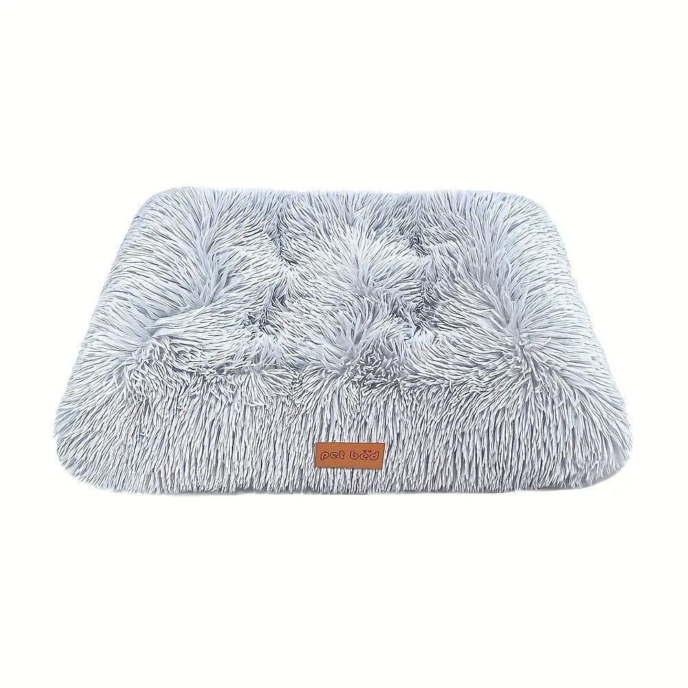 Très grand lit pour chien et tapis pour chat – Coussin pour animal de compagnie en fibre de polyester épais et chaud avec housse amovible et lavable, mobilier confortable et apaisant pour toutes les races de chiens et chats, couchage durable
