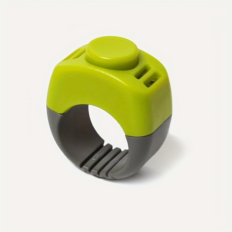 Clicker à bague pour dressage de chien - Clicker de dressage mains libres à porter au doigt pour chiens, chats, oiseaux, chevaux et lapins - Sans pile, taille réglable, couleurs tendance