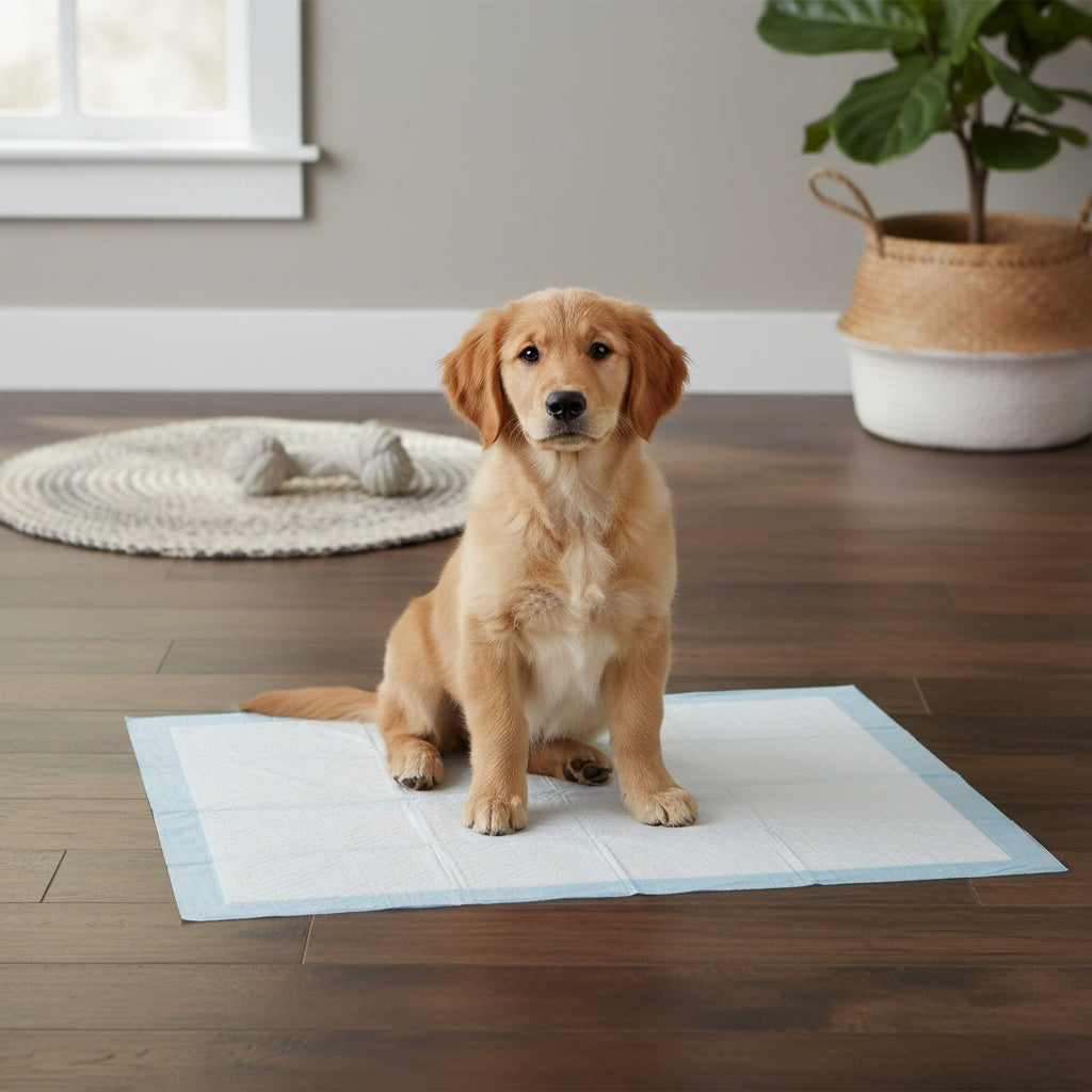 Alèses super absorbantes pour chien 60x60 cm pour le dressage des chiots et l'usage en intérieur – Alèses d'apprentissage anti-fuites et anti-odeurs, paquets économiques de 50 / 100 / 200 / 400 unités