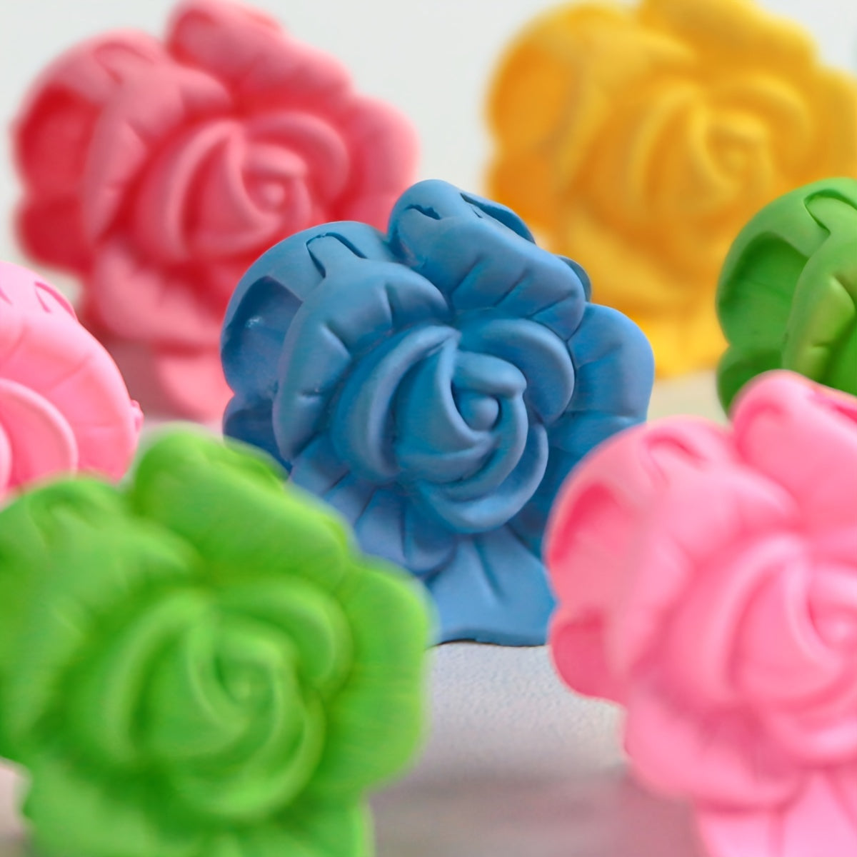 Lot de 6 pinces à cheveux pour chien fleur de pivoine – Accessoires de toilettage mignons, nœuds pour petits chiens, Yorkshire Terrier, Bichon, Teddy, Maltais et Westie, couleurs aléatoires