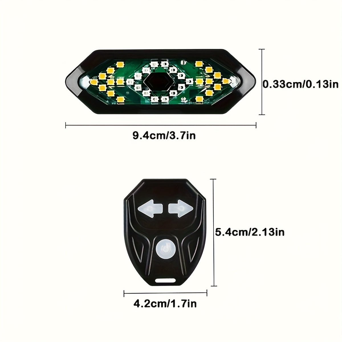 Feu arrière de vélo avec clignotants, rechargeable par USB, 120 lumens, 5 modes, télécommande sans fil, feu arrière de sécurité LED pour vélo de route, VTT, vélos de ville, adultes, enfants, hommes, femmes, cyclisme
