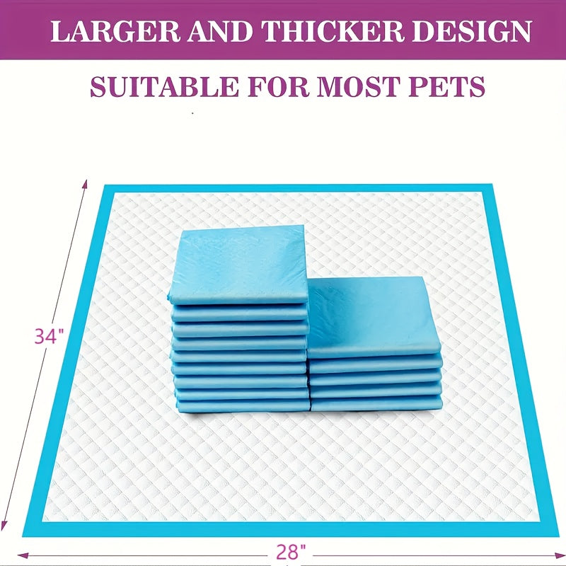 Alèses pour chiens XL 71 x 86 cm, tapis d'éducation extra-larges de qualité supérieure, jetables, super absorbants, anti-fuites, conception multicouche pour chiots, chiens et incontinence