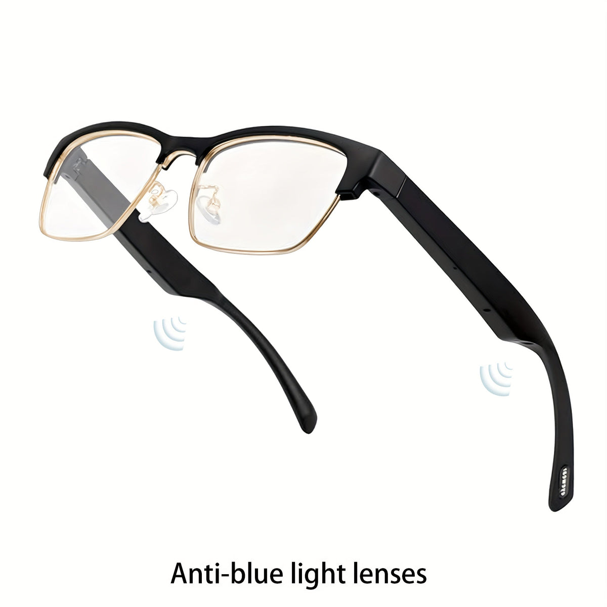 Lunettes intelligentes avec traduction instantanée en 160 langues, assistant GPT, audio Bluetooth 5.2, appels mains libres, lecture de musique, verres photochromiques et anti-lumière bleue – Technologie portable unisexe
