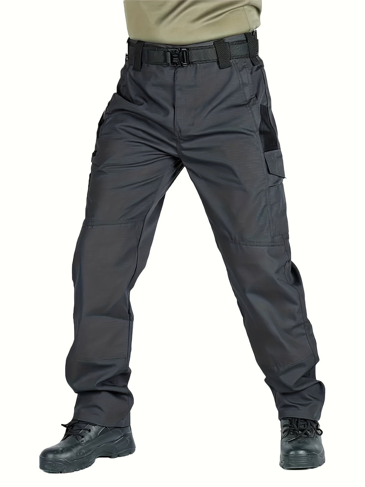 Pantalon cargo tactique pour homme, séchage rapide, léger, multi-poches, pour randonnée, plein air, travail, S-XXXL, noir, gris, vert, marron, coupe droite, pantalon utilitaire