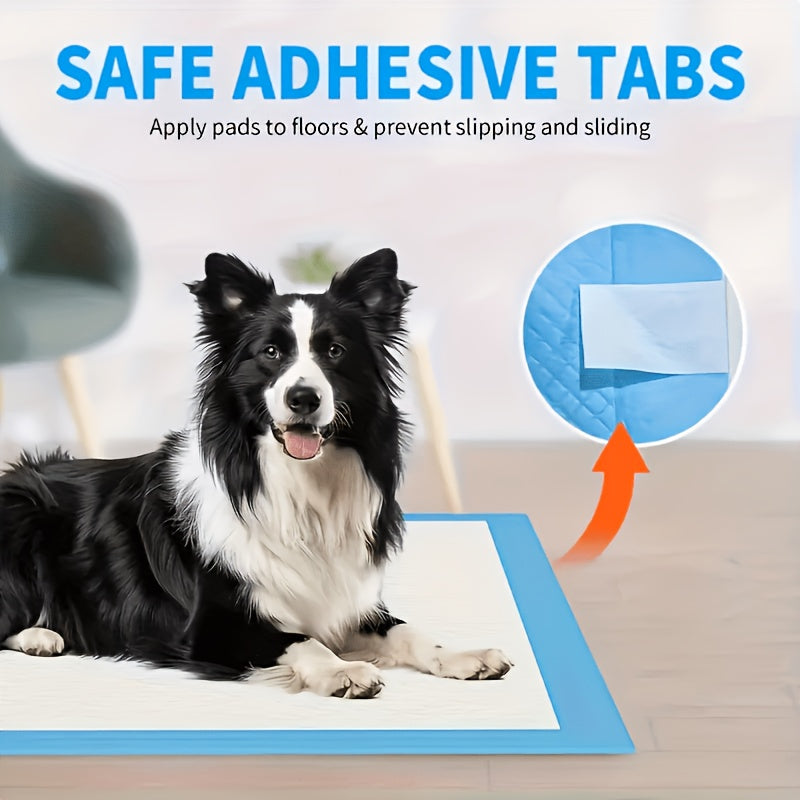 Alèses pour chiens XXXL épaissies – Tapis d'apprentissage pour chiots ultra-absorbants à 6 couches, anti-fuites et anti-odeurs pour grands chiens, conception lestée résistante aux déchirures pour chambre et panier pour chien