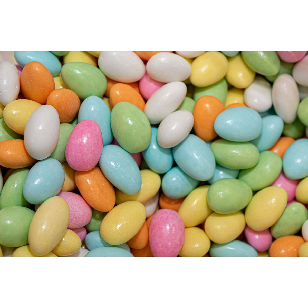 Dragées Jordan assorties en vrac – Amandes enrobées de sucre aux couleurs pastel pour mariages, fêtes prénatales, réceptions et cadeaux, amandes de Californie de qualité supérieure
