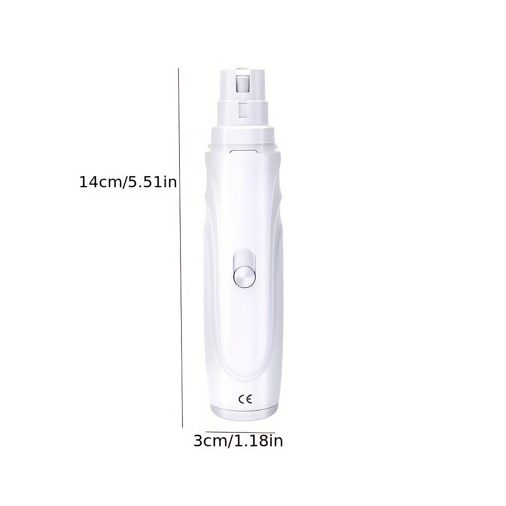 Lime à ongles électrique pour chiens et chats – Ponceuse à griffes silencieuse rechargeable par USB avec 2 vitesses et 3 tailles d'ouverture, outil de soin sécurisé à faible niveau sonore