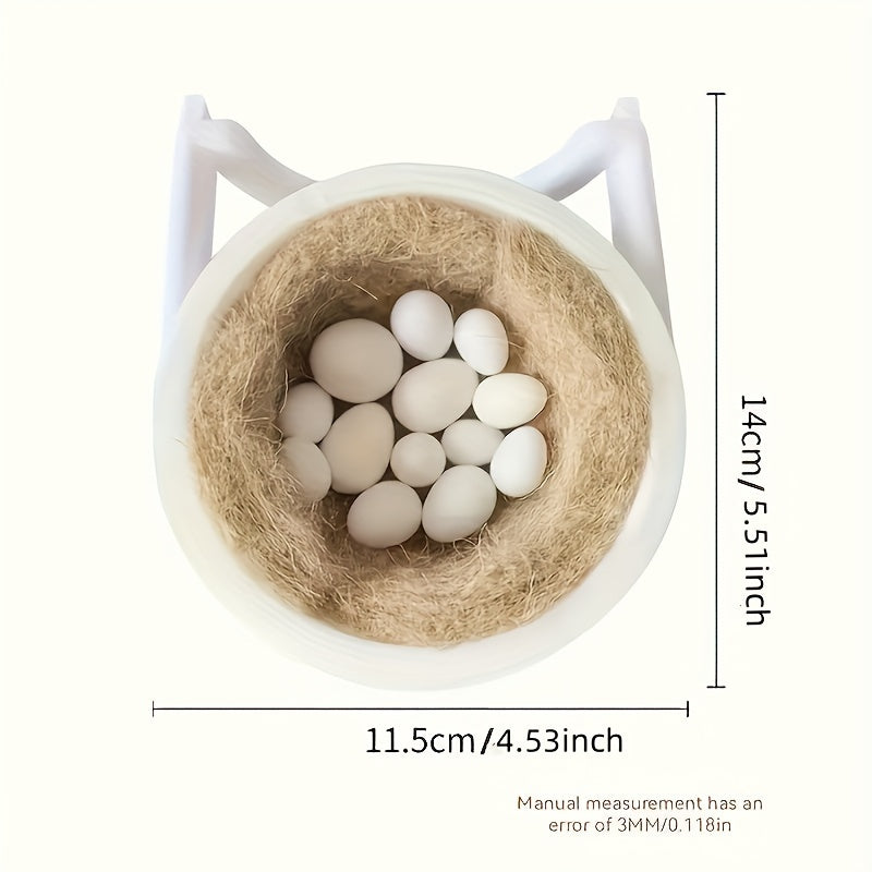 Kit de nichoir pour cage à oiseaux - Nichoir suspendu en plastique avec supports de fixation sécurisés et tapis intérieur doux pour la reproduction et la nidification des perruches, des calopsittes, des inséparables et des petits oiseaux