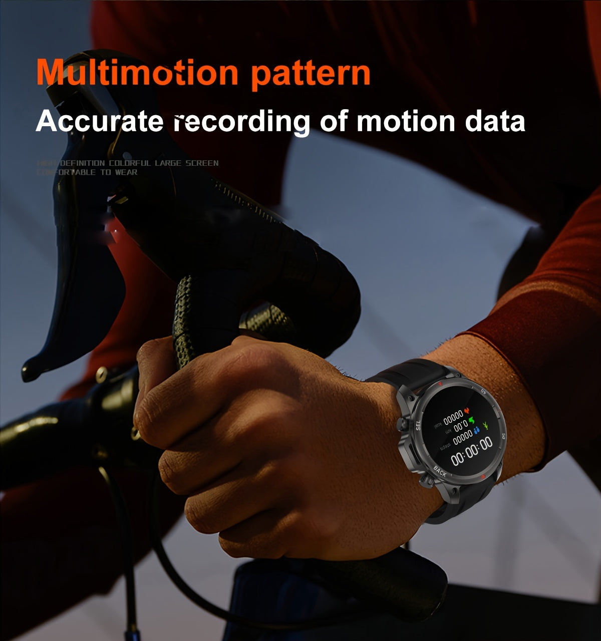 Montre connectée GPS pour homme – Écran HD 360×360, commande vocale IA, appels sans fil, NFC, boussole, éclairage LED, suivi de trajectoire, tracker de fitness pour sports de plein air, cadeau pour la fête des Pères
