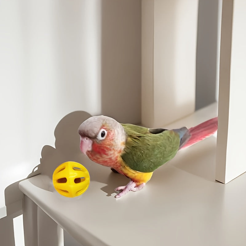 Lot de 5 jouets pour oiseaux - Jouets colorés pour cage de perroquet pour le mâchouillage, la recherche de nourriture et l'enrichissement - Jouets pour perroquets, canaris, inséparables, calopsittes et perruches - Accessoires pour cage à oiseaux