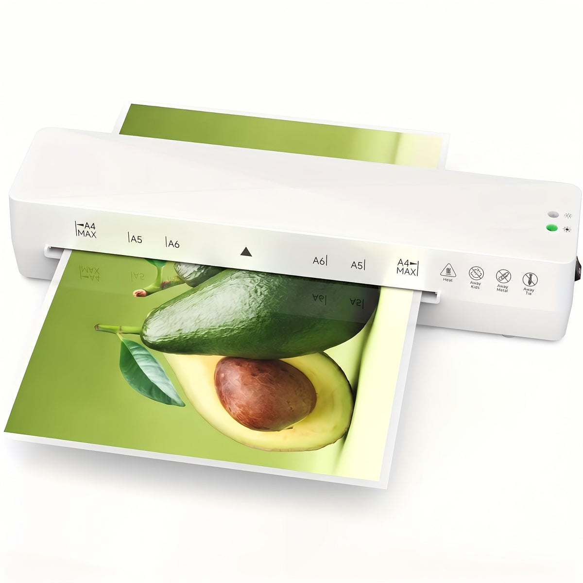 Laminatrice thermique A4 de 9 pouces de large - Plastifieuse 4 en 1 à chaud et à froid avec 10 pochettes incluses, préchauffage rapide, sans bulles pour le bureau, l'école, la maison et un usage professionnel