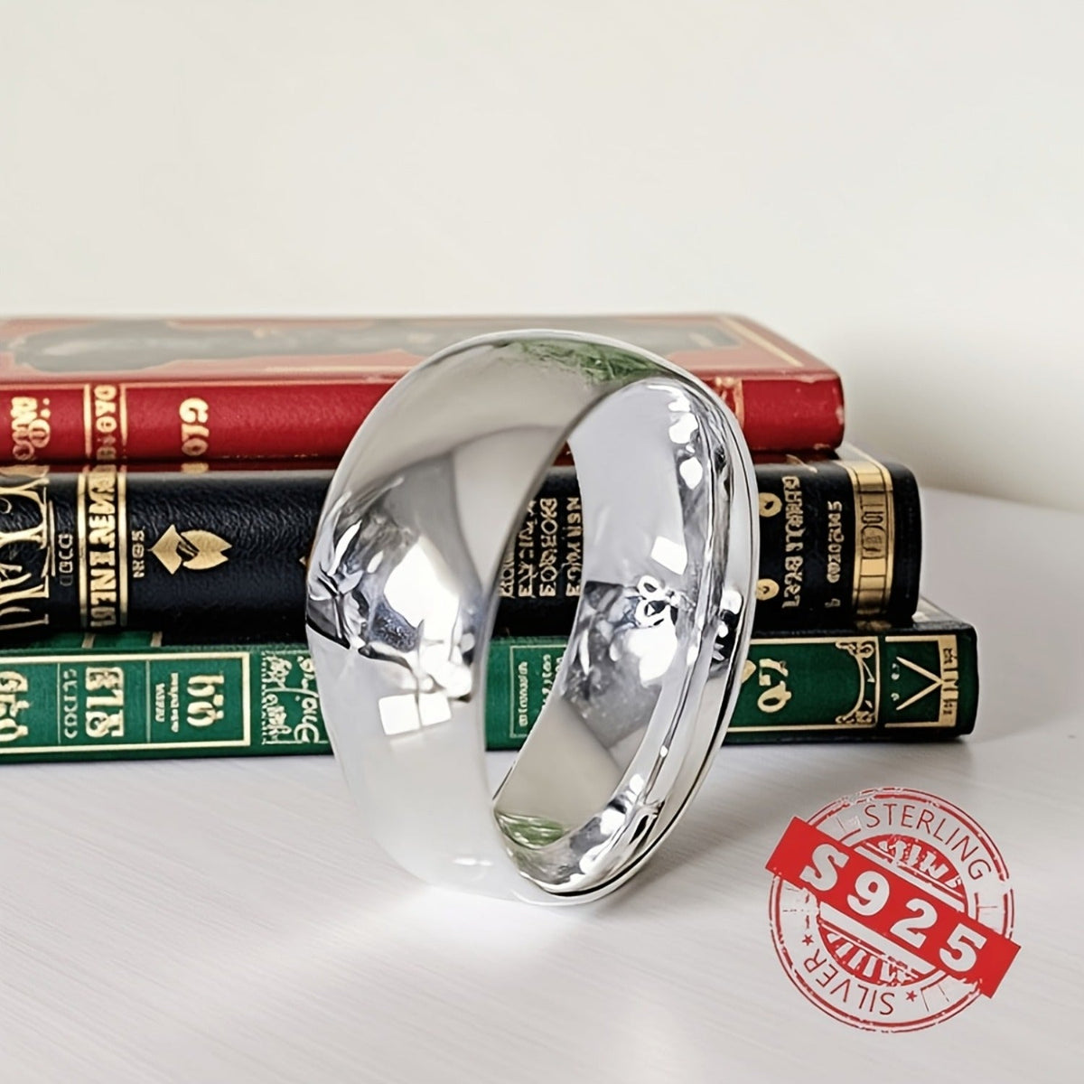 Bague alliance en argent sterling massif 8 mm pour hommes et femmes – Alliance éternelle intemporelle, bague minimaliste confortable, bijou durable et hypoallergénique, tailles 6-11, cadeau de mariage