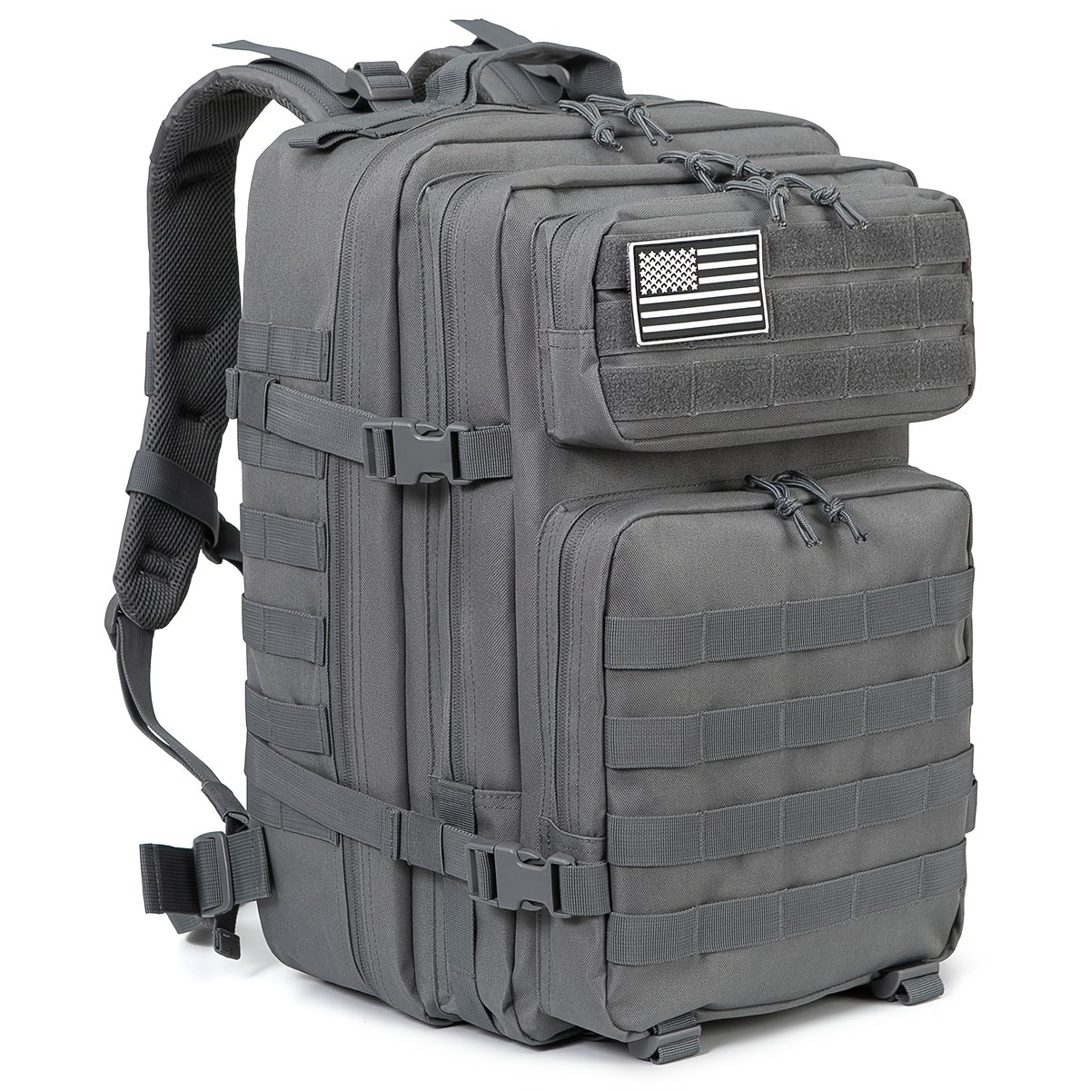 Sac à dos tactique 45 L pour hommes et femmes – Sac de randonnée, camping et voyage grande capacité, sac d'évacuation 3 jours pour le fitness et l'aventure en plein air, 13 coloris disponibles