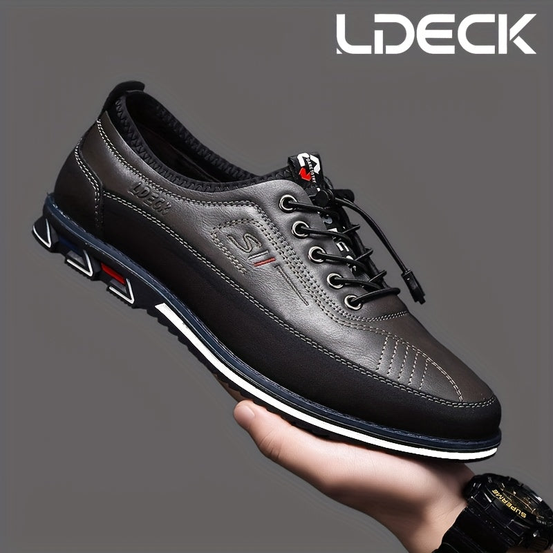 Chaussures montantes habillées pour homme style « business casual » – Baskets Oxford à lacets formelles pour le bureau et le costume, 13 couleurs, tailles américaines 6,5 à 13,5