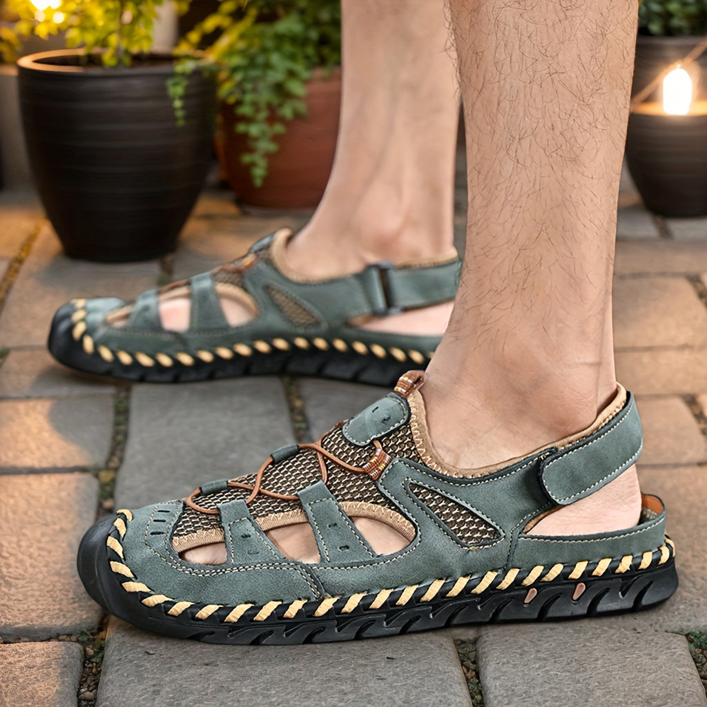 Sandales d'eau fermées pour hommes - Sandales de sport antidérapantes à séchage rapide pour la plage, la marche et les activités de plein air, semelle souple et respirante, disponibles en 4 coloris, tailles US 5 à 12,5