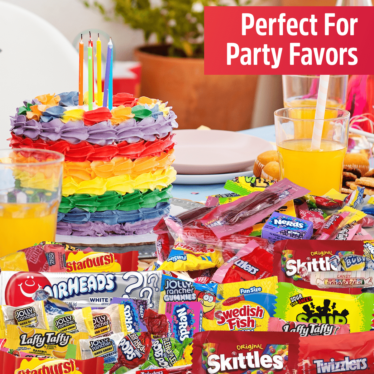 Assortiment de bonbons en vrac emballés individuellement – Mélange de bonbons pour fêtes, piñatas, sacs-surprises, Halloween, anniversaires et bols à friandises de bureau