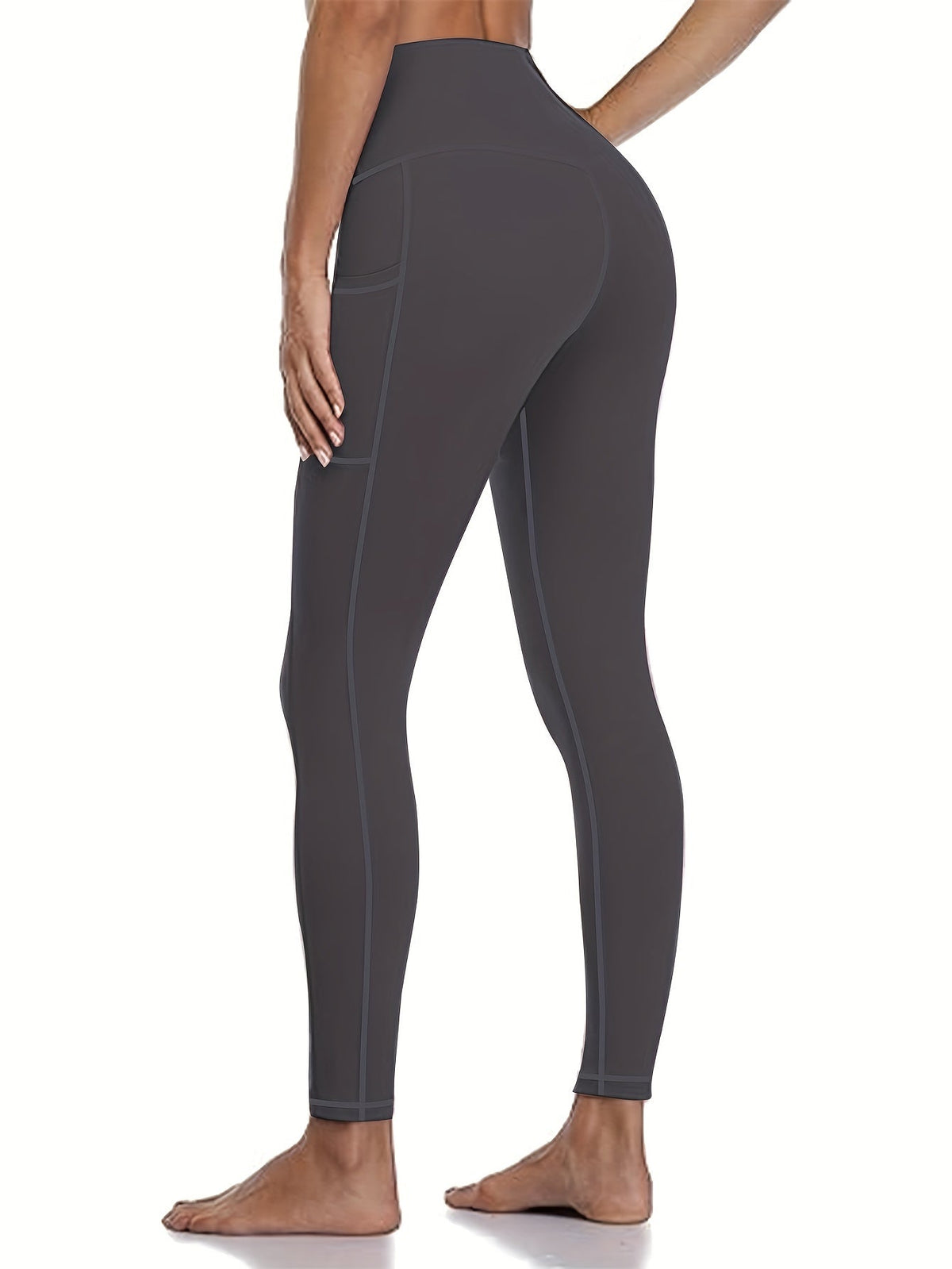 Lot de 5 pantalons de yoga de compression à motifs pour femmes – Leggings de fitness 7/8, coupe cheville, à motifs léopard, camouflage et unis, bas de survêtement de sport taille haute pour la gym, S-XXL