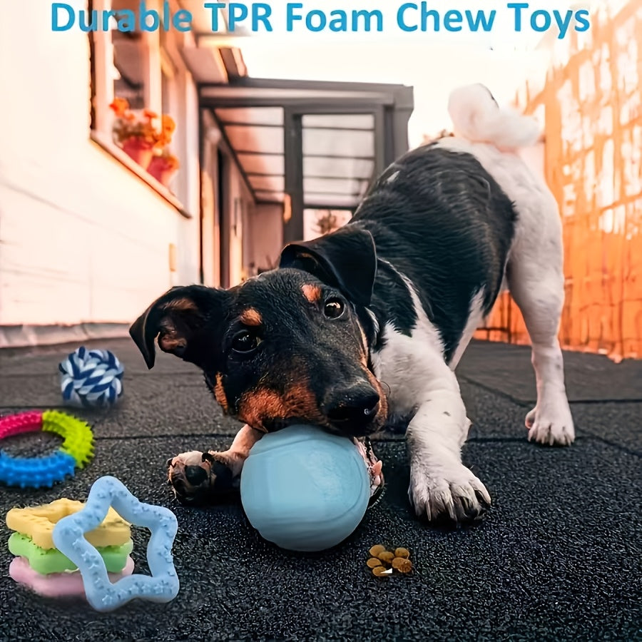 Lot de jouets à mâcher pour chien 3/6/9 pièces - Ensemble de jouets dentaires pour chiots en période de dentition, jouets corde à nœuds anti-ennui pour petits chiens, coffret cadeau assorti style aléatoire