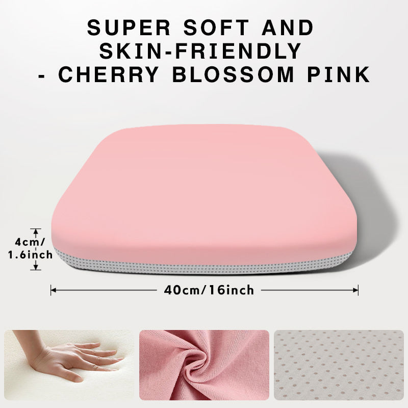 Coussin de siège ergonomique extra large, 39,9 cm, mousse polyuréthane haute densité, base antidérapante, housse lavable et respirante pour chaise de bureau et siège de voiture – Soutien prolongé de l'assise
