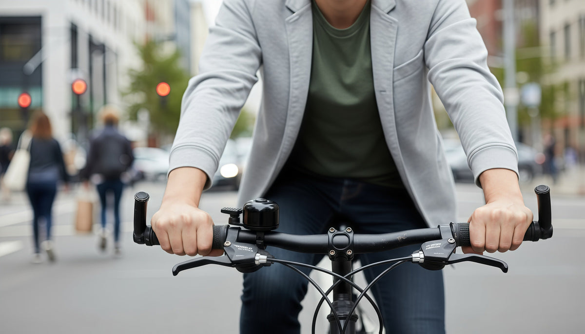Ensemble d'éclairage de vélo rechargeable par USB ultra-lumineux – Phare avant LED 1200 mAh et feu arrière 330 mAh, 6+4 modes, faisceau large 180°, sonnette de sécurité incluse, pour vélo de route, VTT et cyclisme de nuit