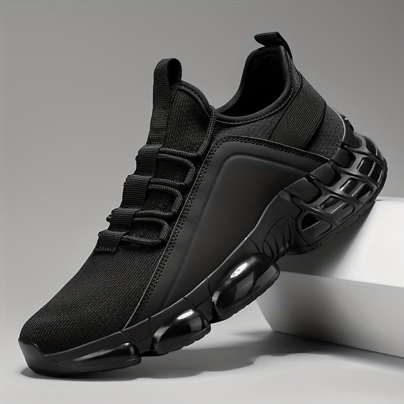 Baskets légères et respirantes pour hommes, semelle en PVC, chaussures de sport décontractées basses à lacets, bleu et noir, tailles US 6,5-12,5, usage quotidien, course à pied, entraînement, chaussures de sport