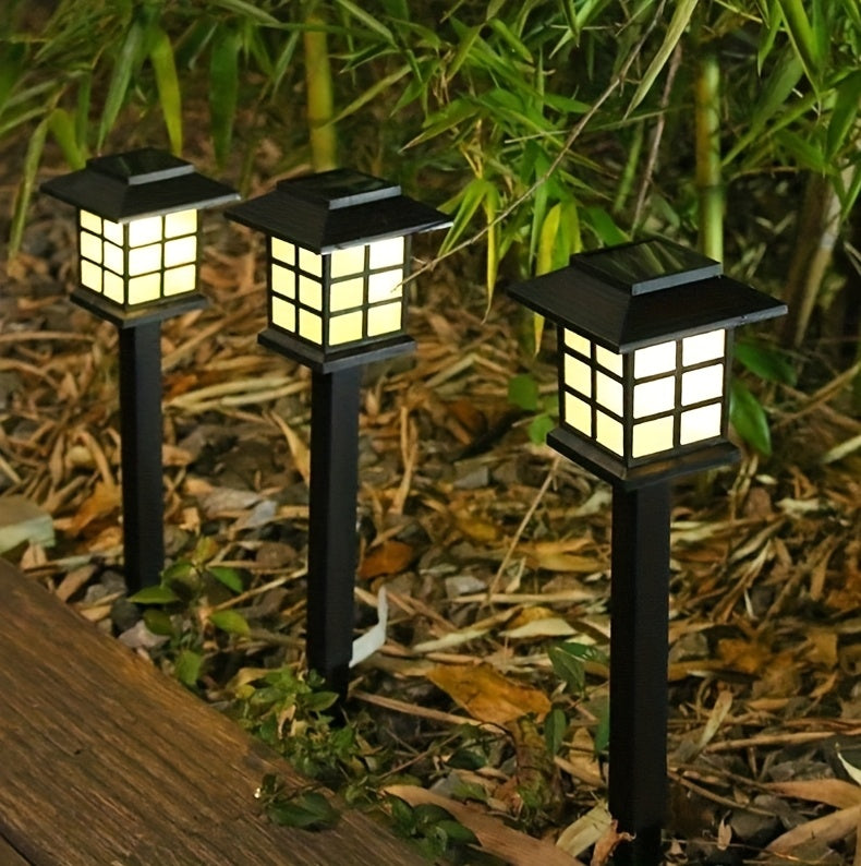 Lot de 6/12/24 lampes solaires d'extérieur pour jardin, étanches IP44 | Éclairage paysager LED blanc chaud/multicolore pour allée, cour, terrasse et décoration de fête – Marche/arrêt automatique