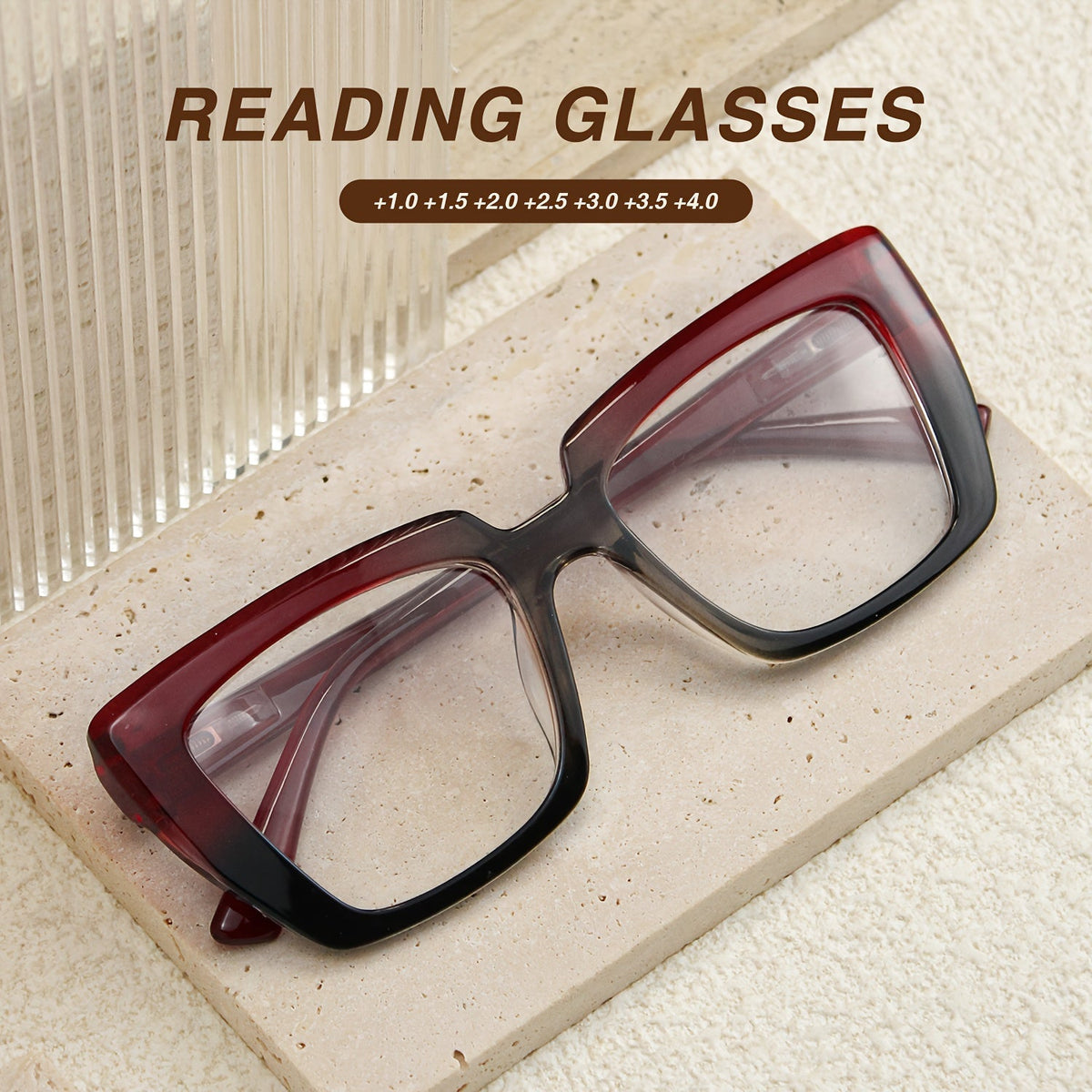 Lot de 8 paires de lunettes de lecture rétro rectangulaires pour femmes, design coloré, charnières à ressort, ajustement confortable, cadeau pour fête, vacances, Halloween, Noël, correction de +1,00 à +4,00