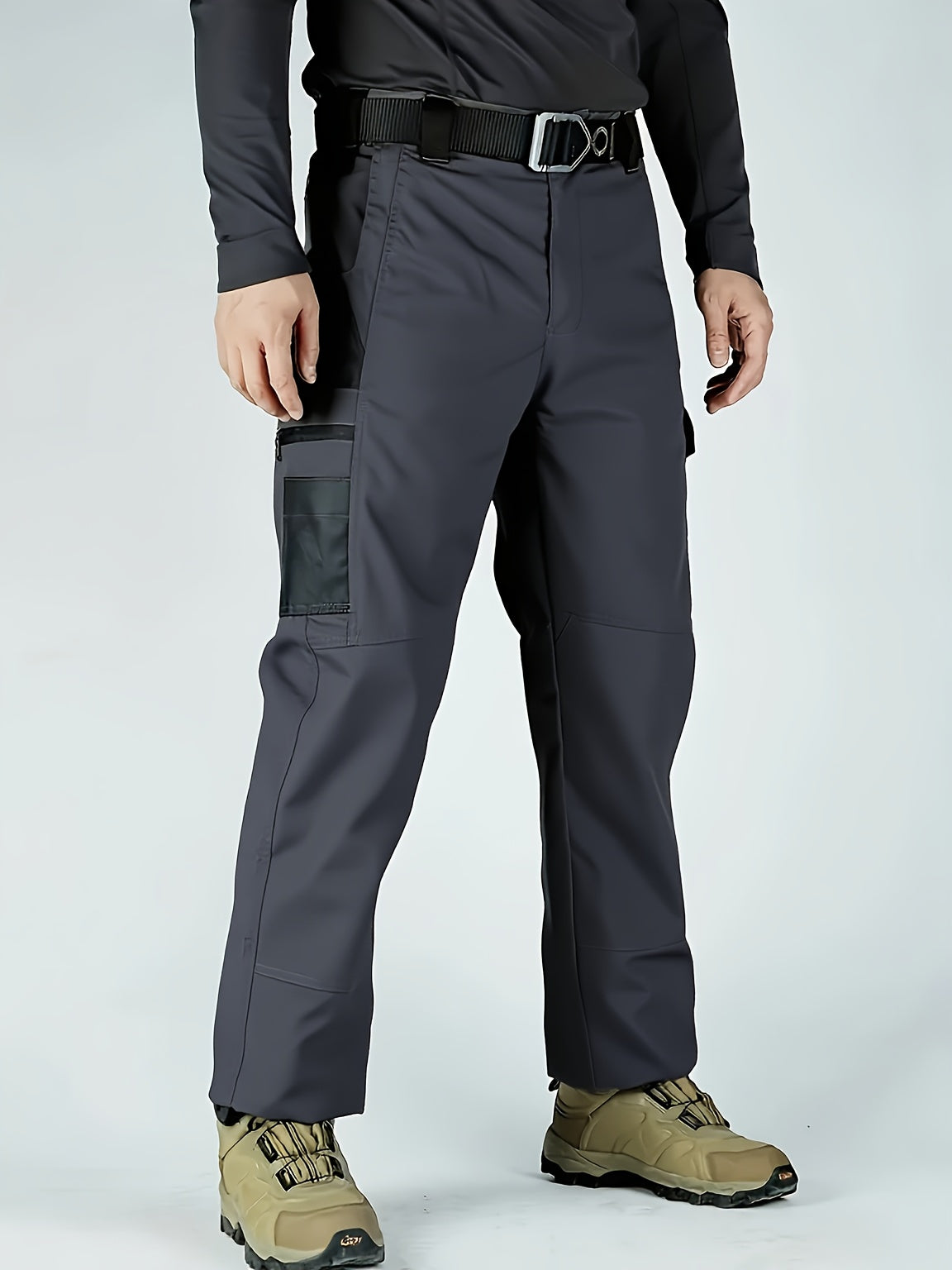 Pantalon cargo tactique pour homme, séchage rapide, léger, multi-poches, pour randonnée, plein air, travail, S-XXXL, noir, gris, vert, marron, coupe droite, pantalon utilitaire