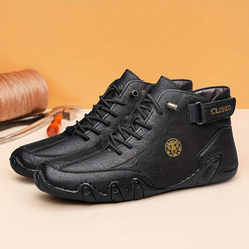 Baskets montantes pour hommes, chaussures décontractées respirantes à lacets, semelle en caoutchouc souple antidérapante, chaussures de marche en extérieur pour hommes, US 7-12, couleurs multiples