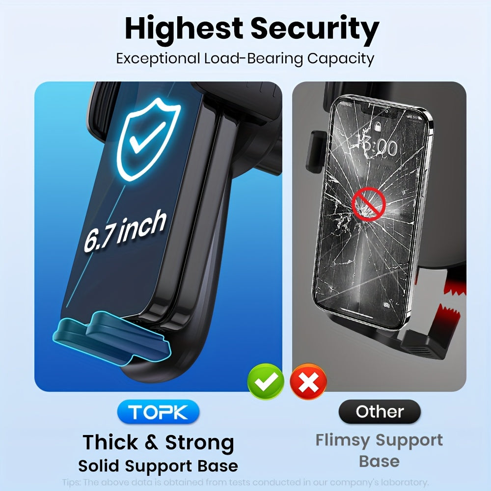 Support téléphone voiture – Fixation tableau de bord et pare-brise rotative à 360° améliorée, support universel mains libres compatible iPhone 15 14 13, Samsung Galaxy, téléphones Android | Velora