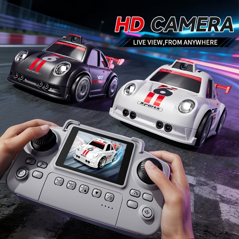 Voiture télécommandée électrique CP6 2026 avec écran LCD en option, voiture radiocommandée haute vitesse pour enfants et adultes, disponible avec ou sans écran, noir ou blanc