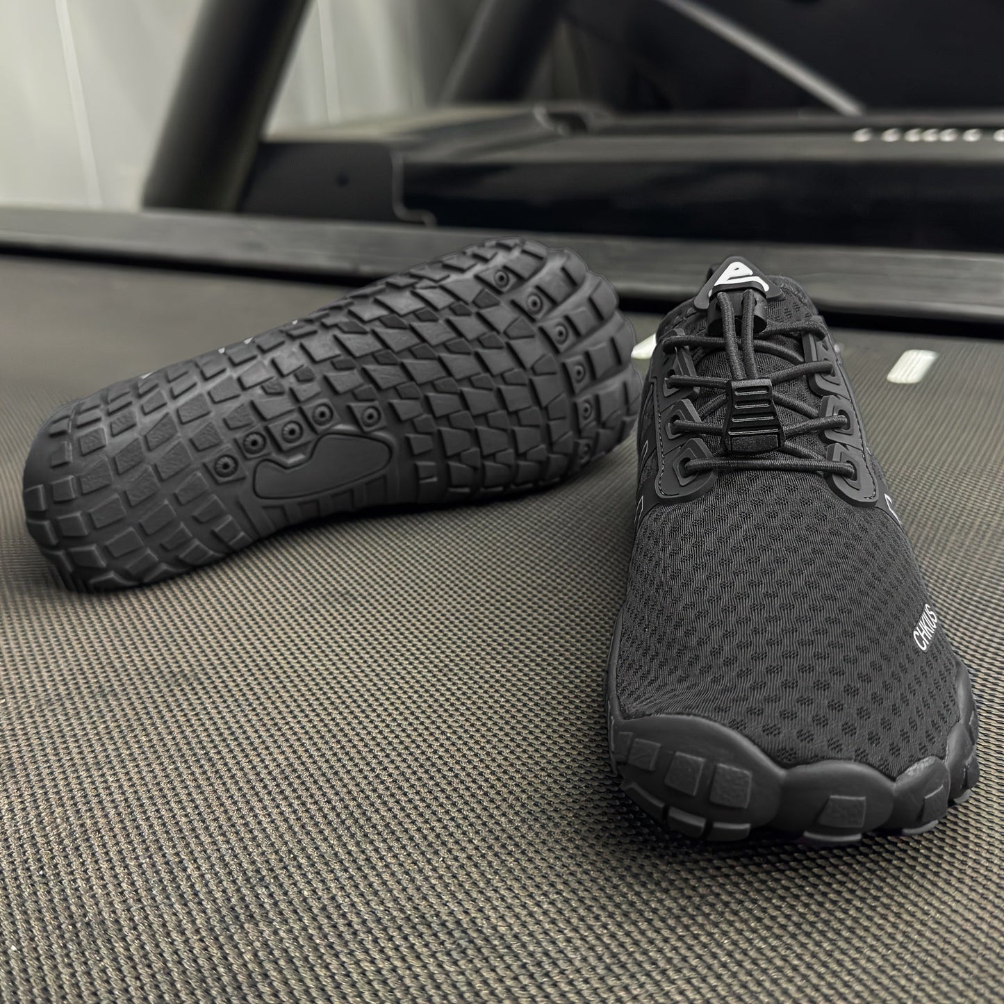 Water Shoes Men Women Quick Dry Aqua Shoes for Beach Swimming Yoga Fitness Outdoor, Non-Slip Rubber Sole Lace-Up Round Toe Striped Design, Barefoot Feel Lightweight - US 4.5 to 14