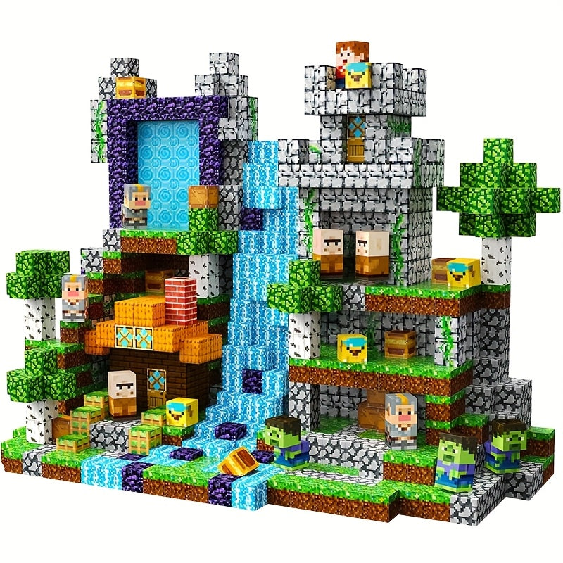 Ensemble de blocs de construction magnétiques, 100 pièces pour enfants de 3 ans et plus, jouet puzzle cube aimanté aux couleurs aléatoires, blocs de construction éducatifs STIM, cadeau idéal pour anniversaire, Noël et Halloween, pour garçons et filles