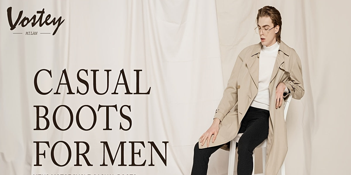 Bottes Chukka de moto pour homme – Bottines de ville en cuir véritable à lacets et fermeture éclair avec semelle antidérapante, bout renforcé, semelle intérieure rembourrée respirante, noir et marron | Velora