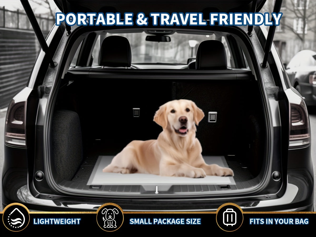 Alèses jetables pour chiens – Tapis d'apprentissage de la propreté améliorés, anti-odeurs et anti-fuites, ultra-absorbants pour le dressage à domicile, 120 unités 22"x22" / 50 unités 30"x36" / 40 unités 36"x36"