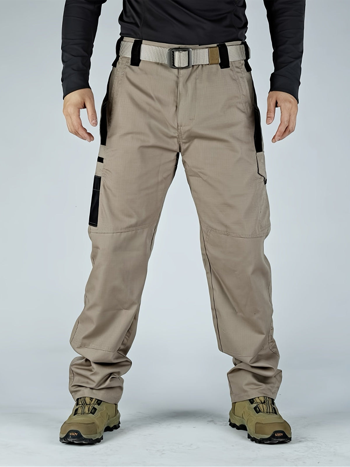 Pantalon cargo tactique pour homme, séchage rapide, léger, multi-poches, pour randonnée, plein air, travail, S-XXXL, noir, gris, vert, marron, coupe droite, pantalon utilitaire