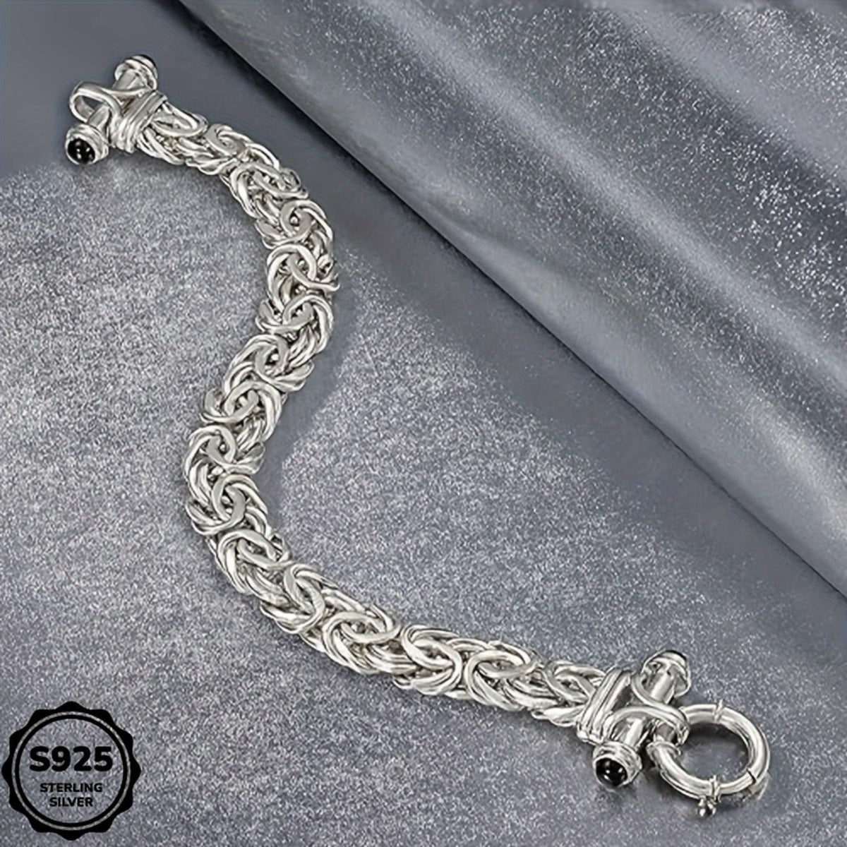 Bracelet classique pour femme en argent sterling 925 – Élégant bracelet chaîne en argent pour un anniversaire, une remise de diplôme et la Saint-Valentin, boîte cadeau incluse