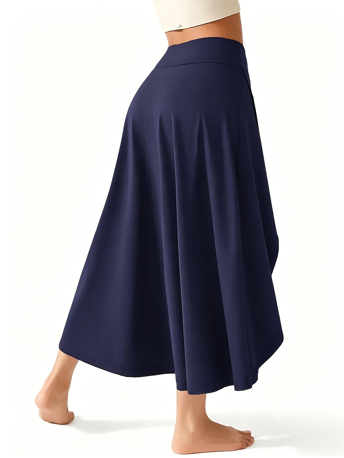 Jupe-short 2 en 1 taille haute pour femme avec short intégré et poches – Jupe de tennis de sport légère et extensible pour le fitness, la gym et le quotidien, XS-XXL, coloris variés